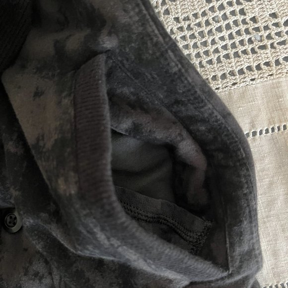 Lululemon To Class Jacket black & grey tie dye size 4 rare - Picture 12 of 14